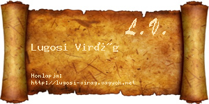 Lugosi Virág névjegykártya